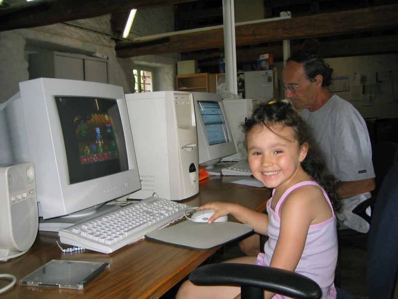 Anais, 5 ans, petite-fille de Jamy Delpias  
