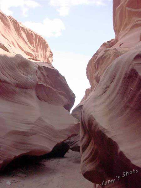 Antelope Canyon en fin d'apr�s-midi