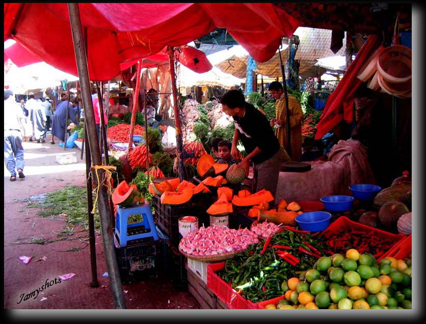 Dans les souks d'Agadir
