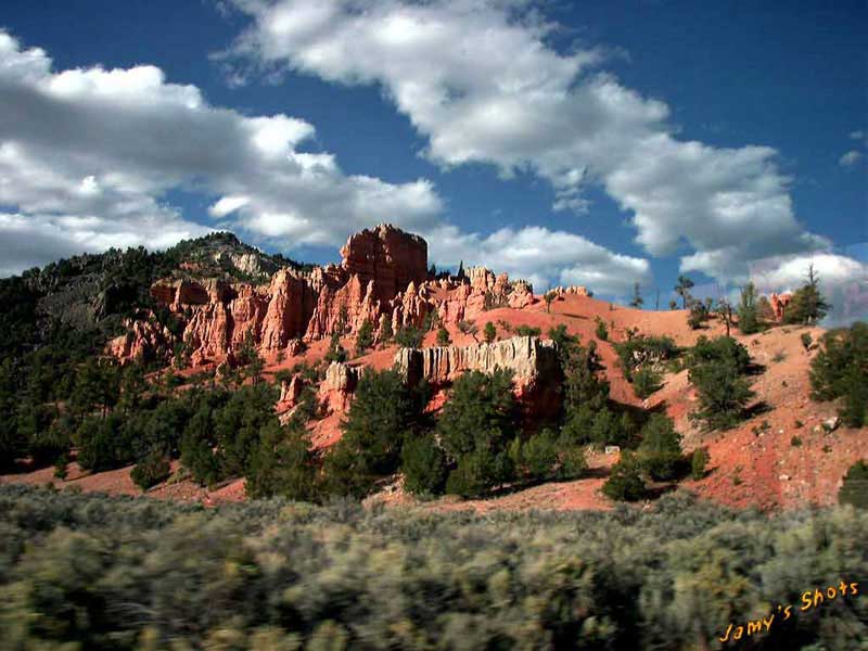 Bryce entr�e de Red Canyon
