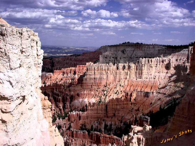 Une vue de Bryce Point d'Inspiration point