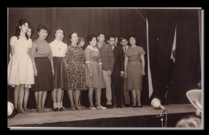 Chorale du Lyc�e Regnault en 1962