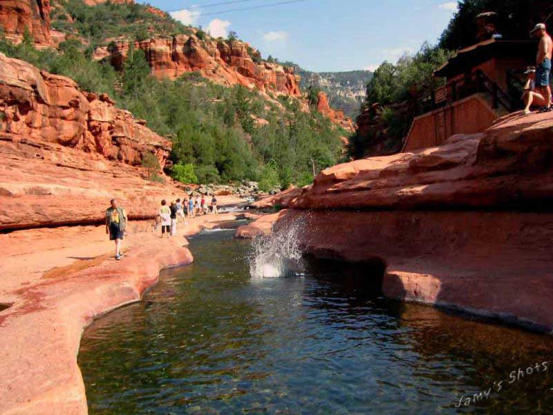  Coconico River, Slide Rock.