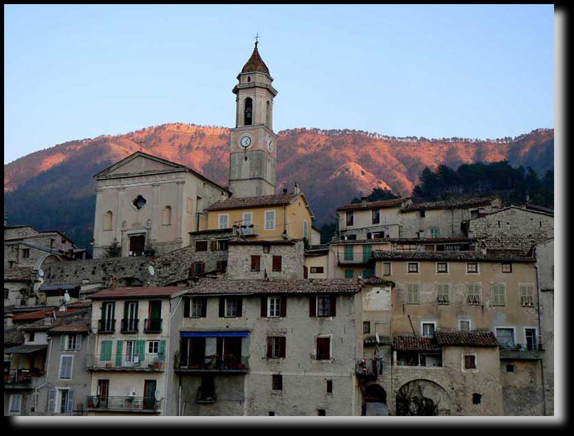 Coucher de soleil sur la barre de Braus