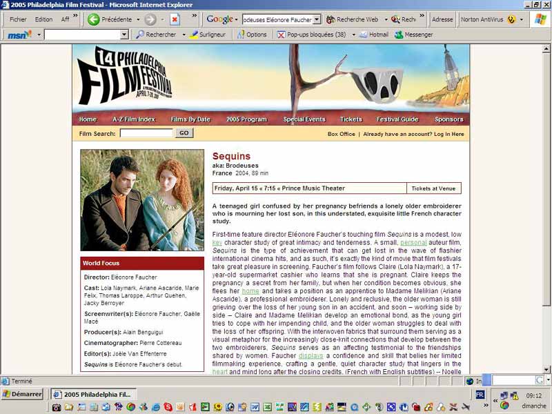 Festival de Philadelphie 2005