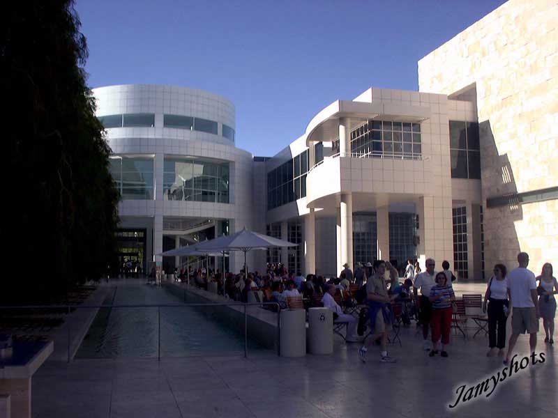 Entr�e du mus�e Paul Getty