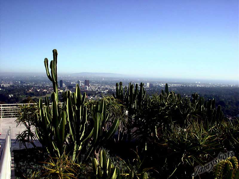 Centre de Los Ageles. Vue du mus�e Paul getty.