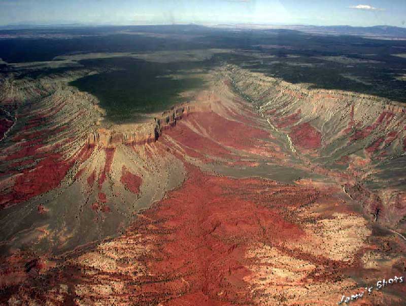 Les hauts plateaux du Grand Canyon