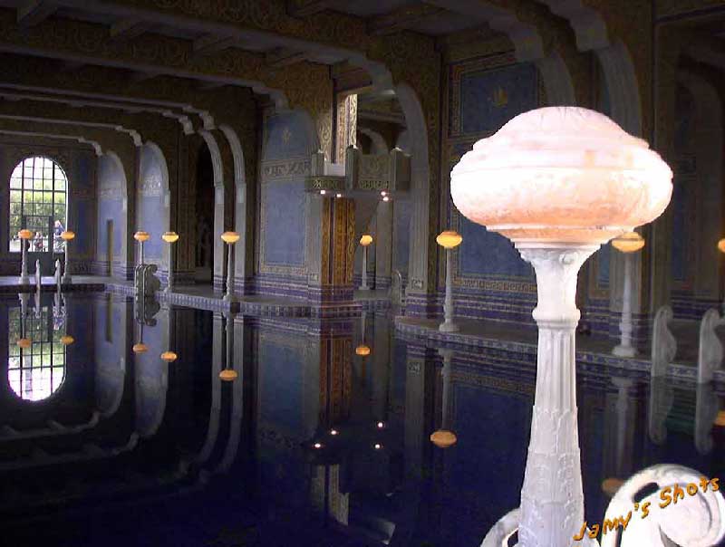 La piscine couverte de Hearst Castle