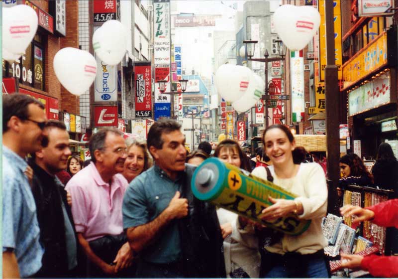 L'�quipage recharge les batteries � Shibuya