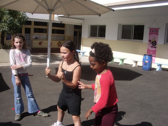 Cours de gymnastique.