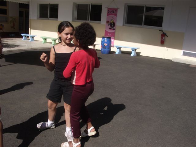 Cours de gymnastique.