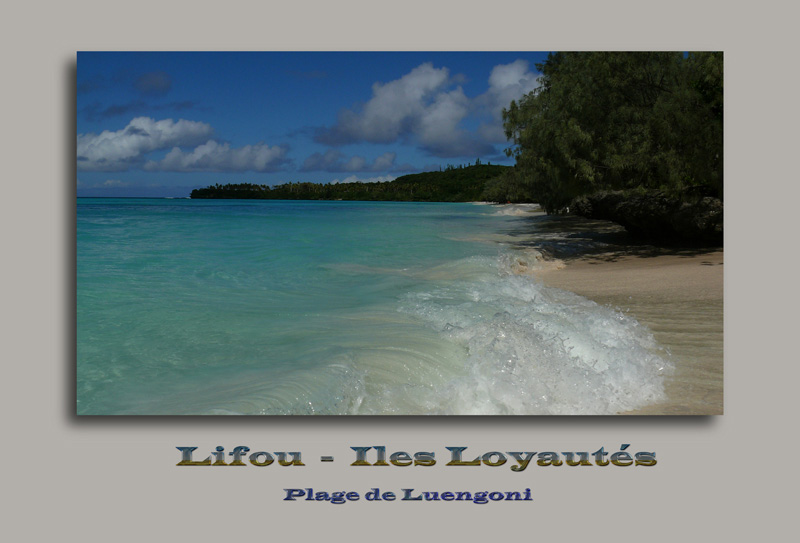 La plage de Luengoni � Lifou