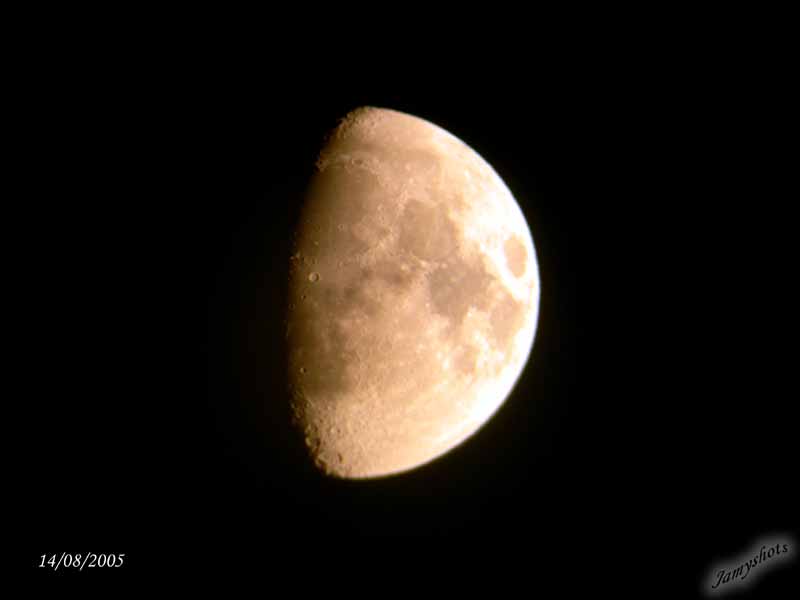 Lever de lune le 14 Ao�t 2005