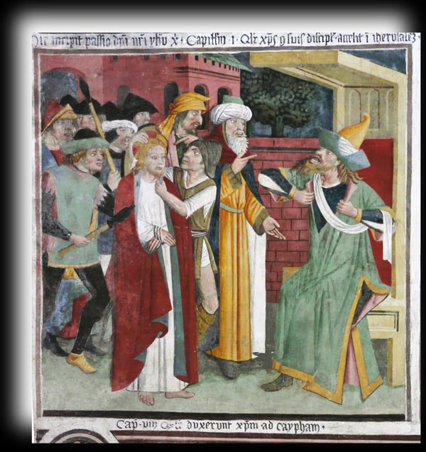 QVALITER DVXERVNT CHRISTVM AD CAIPHAM