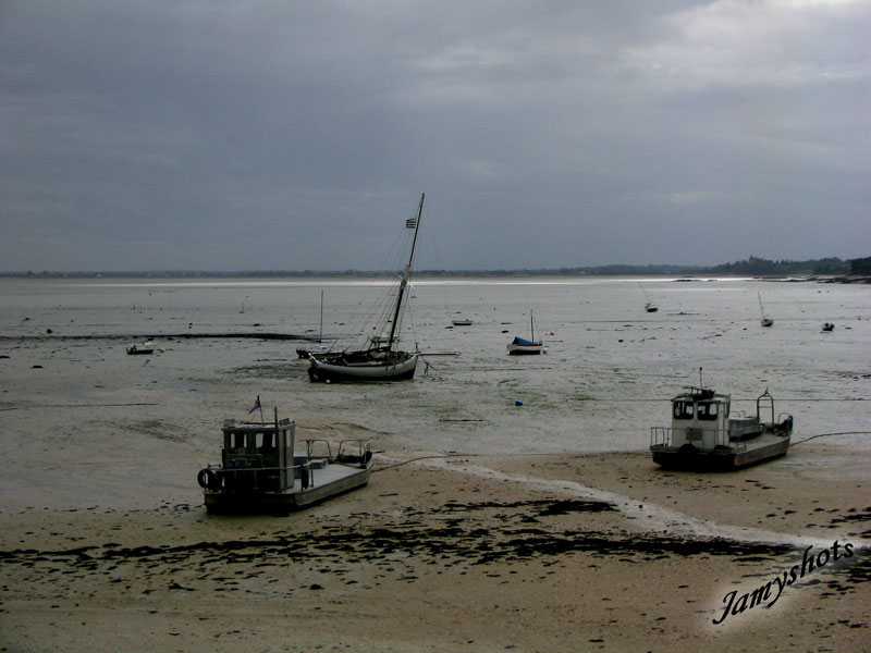 Mar�e basse � Cancale
