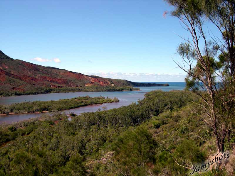 L'embouchure de la rivi�re des pirogues