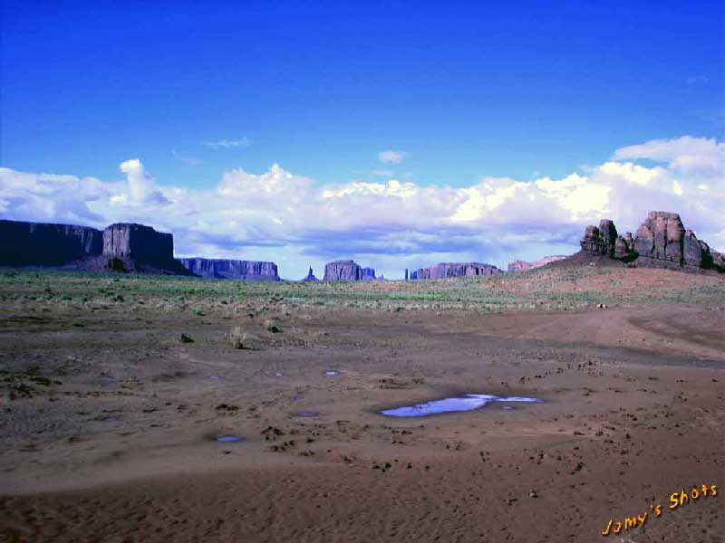 Monument Valley, apr�s l'orage
