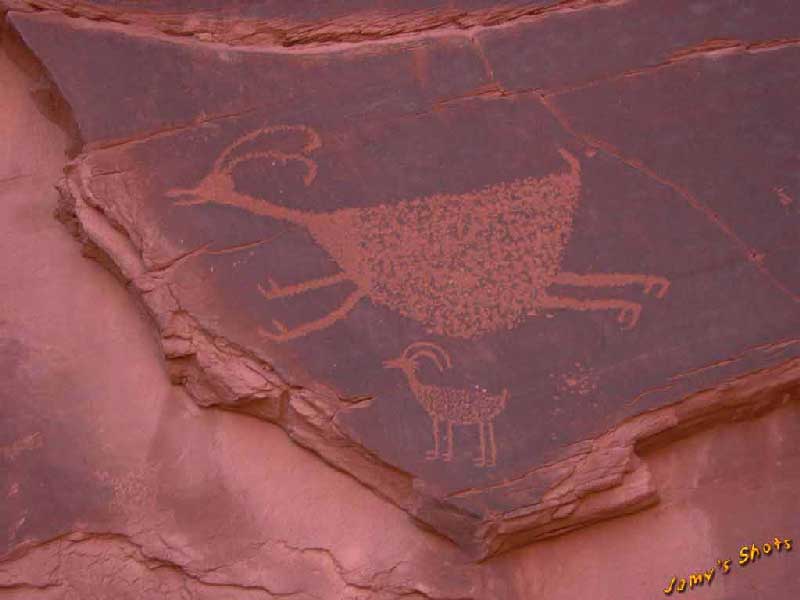 Petroglyphes Anasazis � "Eye in the sky"
