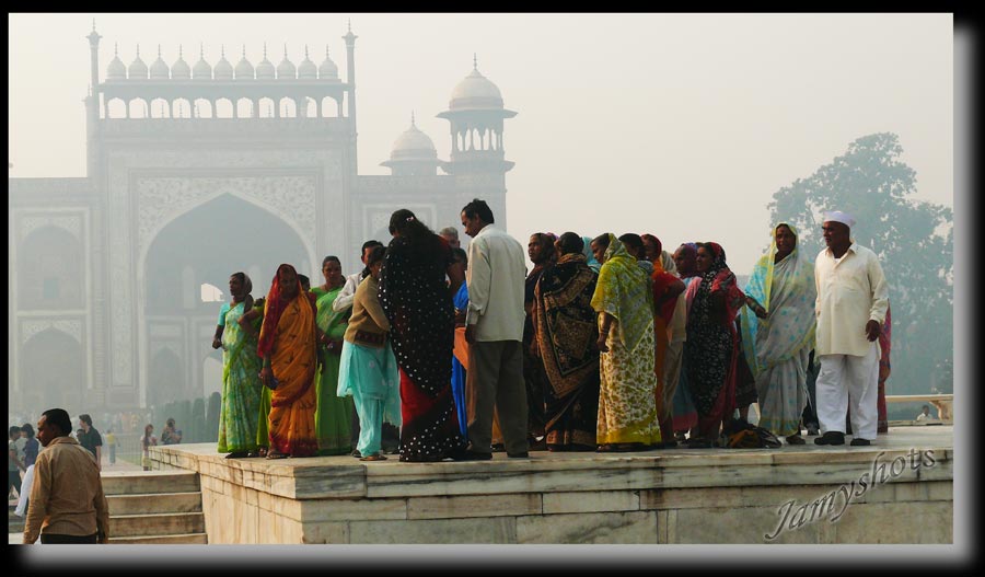 Visite au Taj Mahal
