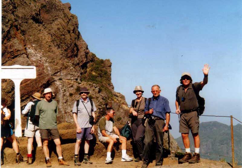 Randonnée Pico Ariero-Ruivo. Photo Céline Boutroy. Septembre 2003.