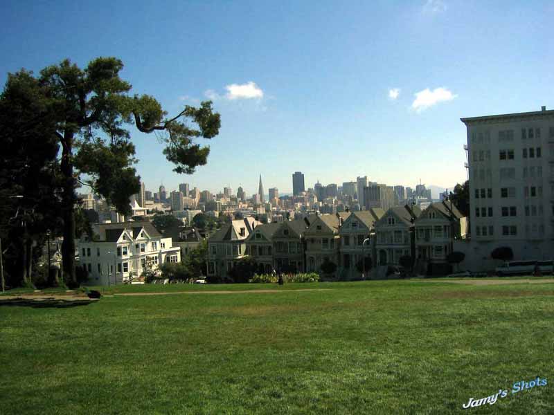 Alamo Square et les "Pink ladies"
