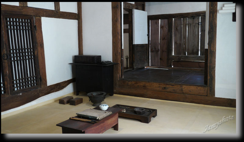 GyeongBokgung. Pi�ce de la demeure traditionnelle