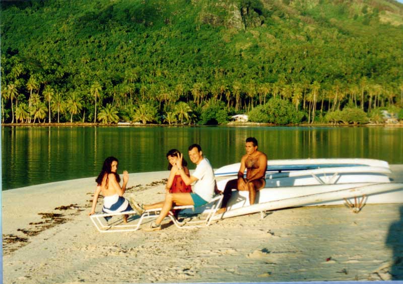 Anne Caroline, Stephanie, Patrick et jean au r�veil