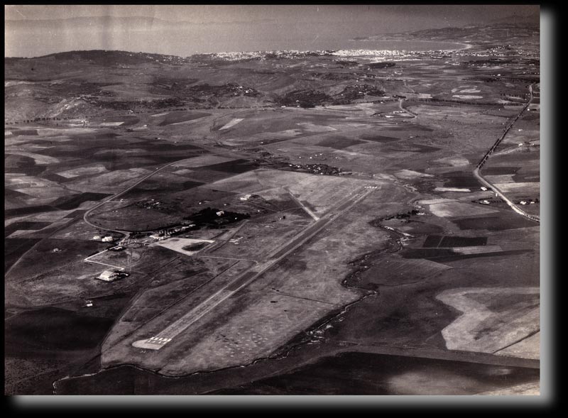 Vue a�rienne de l'a�roport de Tanger